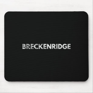 Breckenridge Colorado Skifahren Snowboardfahren  Mousepad