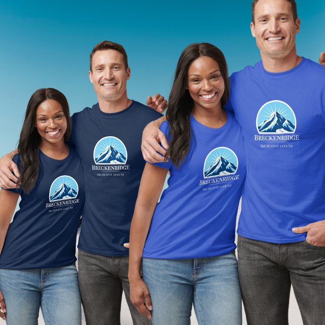 Breckenridge Colorado Skigebiet Urlaub T-Shirt (Von Creator hochgeladen)