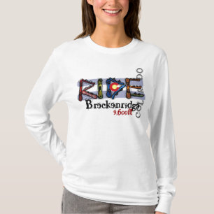 Breckenridge Colorado Snowboardhoodie T-Shirt