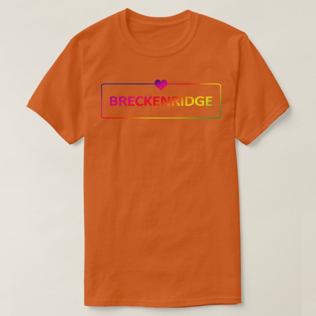 Breckenridge Colorado USA T-Shirt (Design vorne)