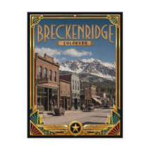 Breckenridge Colorado Vintage Art Deco Golden Age