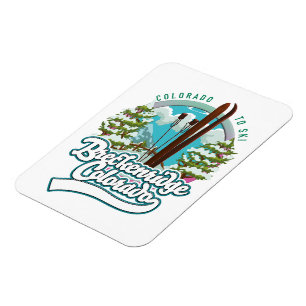 Breckenridge, Colorado Vintage-Skilogo Magnet