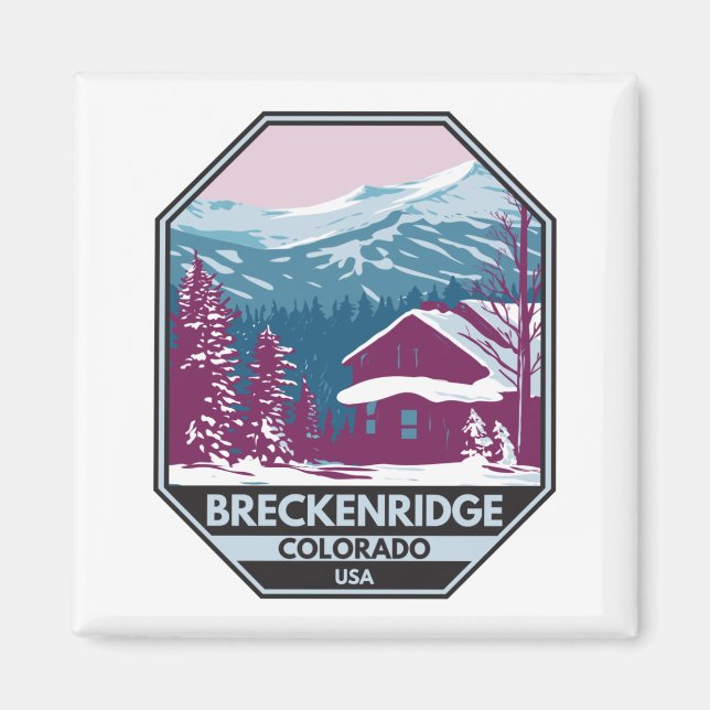 Breckenridge Colorado Winter Skigebiet Magnet (Vorne)
