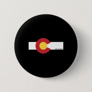 Breckenridge Colorado X Co Flag Button