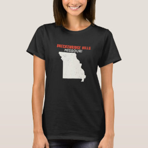 Breckenridge Hills Missouri USA Staat America Trav T-Shirt