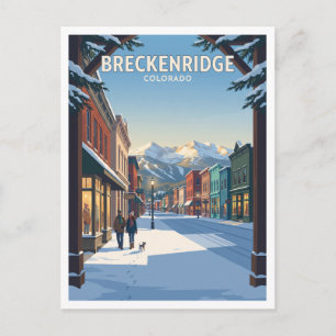 Breckenridge Historische Hauptstraße Colorado Gesc Postkarte