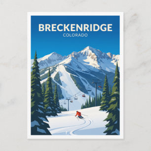 Breckenridge Ski Resort Colorado Postkarte