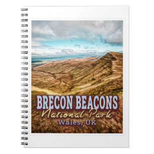 BRECON BEACONS NATIONAL PARK - WALES Vereinigtes K Notizblock