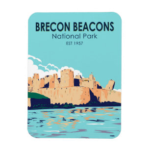Brecon Beacons Nationalpark Caerphilly Magnet