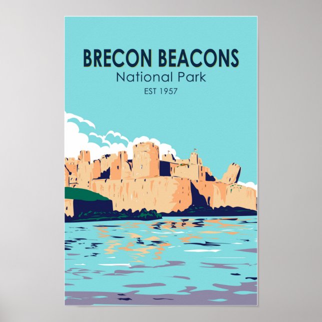 Brecon Beacons Nationalpark Caerphilly Poster (Vorne)