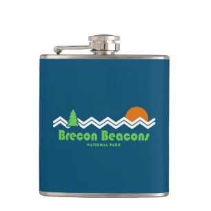 Brecon Beacons Nationalpark Retro Flachmann