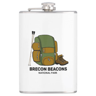 Brecon Beacons Nationalpark - Rucksack Flachmann