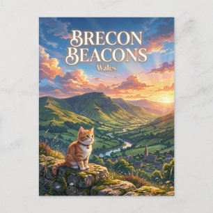 Brecon Beacons Wales Postkarte