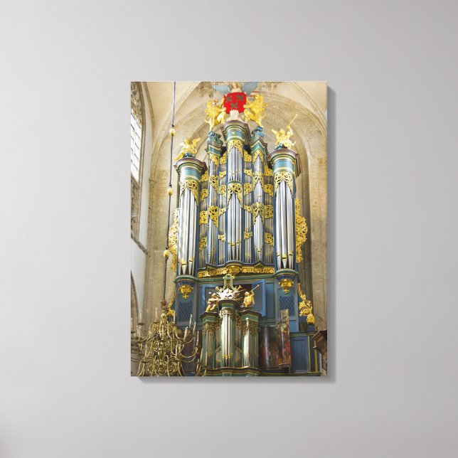 Breda Grote Kerk Orgel Leinwanddruck (Vorderseite)