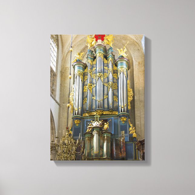 Breda Grote Kerk Orgel Leinwanddruck (Vorderseite)