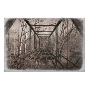 Breeden's Bridge, Indiana Fotodruck