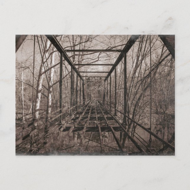 Breedens Brücke, Indiana Postkarte (Vorderseite)