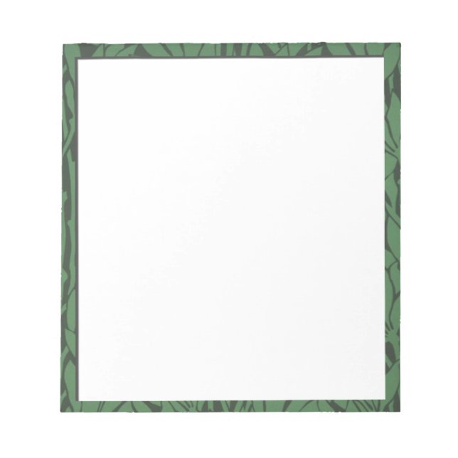 BREEN-Blätter-Grenze Notizblock (Vorderseite)