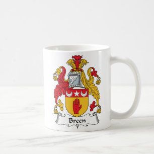 Breen Familienwappen Kaffeetasse