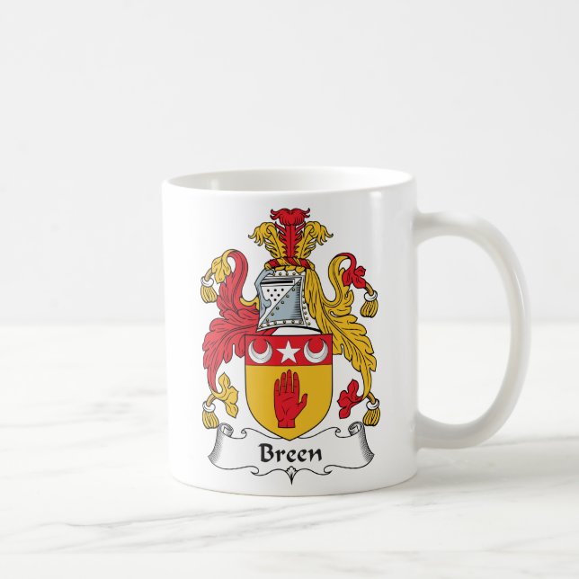 Breen Familienwappen Kaffeetasse (Rechts)