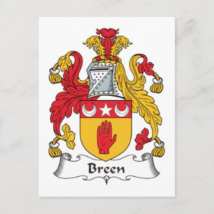 Breen Familienwappen Postkarte
