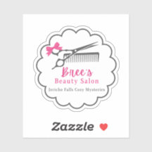 Bree's Beauty Salon Logo-Aufkleber