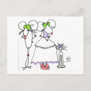 BREETINGS MICE CRITTER & SKCAT POSTKARTE