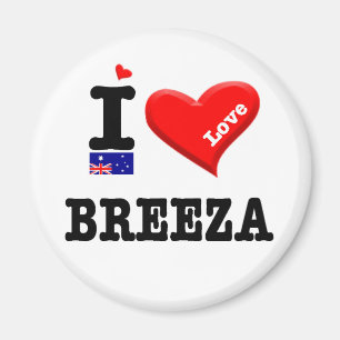 BREEZA - I Liebe Magnet