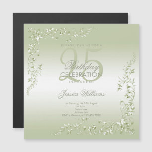 Breezeway Dekoration 25. Geburtstag Magneteinladung