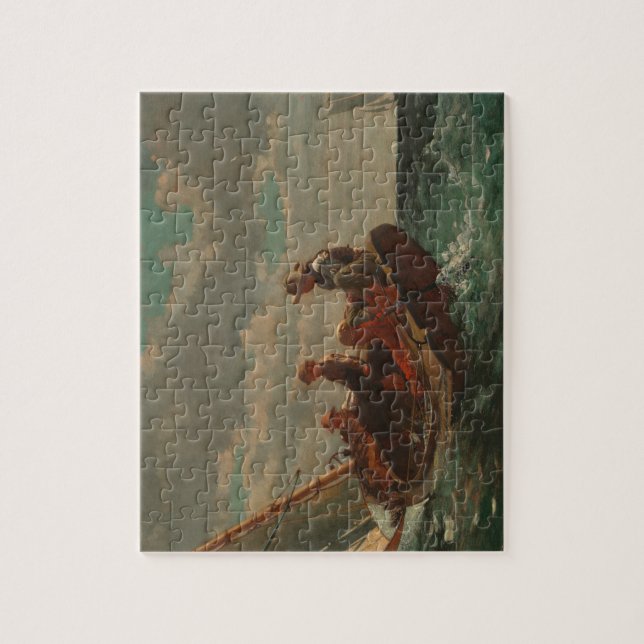 Breezing (A Fair Wind) von Winslow Homer Puzzle (Vertikal)