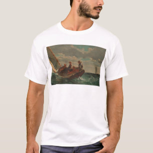 Breezing Up (A Fair Wind) von Winslow Homer T-Shirt