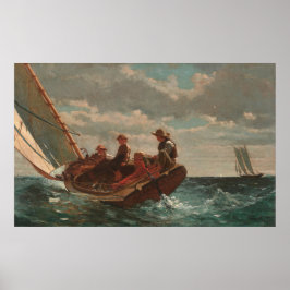 Breezing - Winslow Homer Fine Art Poster