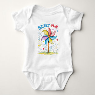 Breezy Fun Pinwheel Baby Outfit Baby Strampler