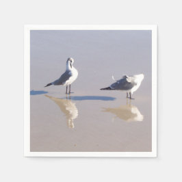 Breezy Seagulls Paper Napkins Serviette