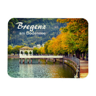 Bregenz am Bodensee in Österreich Magnet