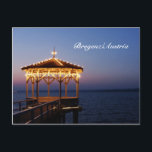 Bregenz am Bodensee Postkarte<br><div class="desc">Ein einsamer Pavillon am See, eine Fotografie am Bodensee in Bregenz. Sie können den Text ändern oder löschen, wenn Sie ihn gewollt haben.</div>