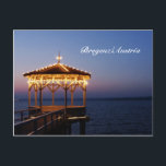 Bregenz am Bodensee Postkarte<br><div class="desc">Ein einsamer Pavillon am See, eine Fotografie am Bodensee in Bregenz. Sie können den Text ändern oder löschen, wenn Sie ihn gewollt haben.</div>