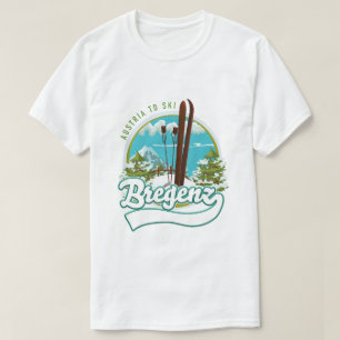 Bregenz austria to ski logo T-Shirt