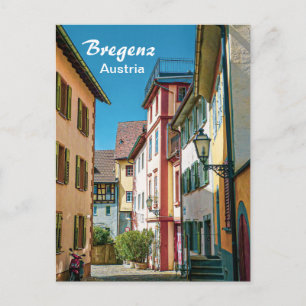 Bregenz in Österreich Die Altstadt Postkarte