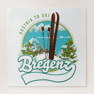 Bregenz Österreich Skilogo Puzzle