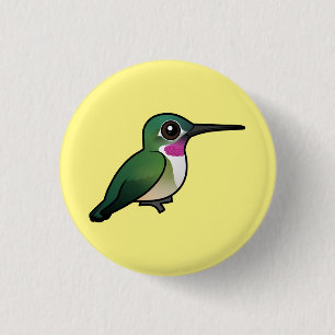 Breit-angebundener Kolibri Button