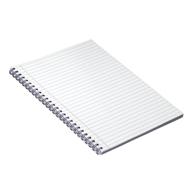Breitband-Notebook Notizblock (Rechte Seite)