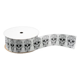 Breite 1.5ins Band - Rock Chick Skulls Ripsband