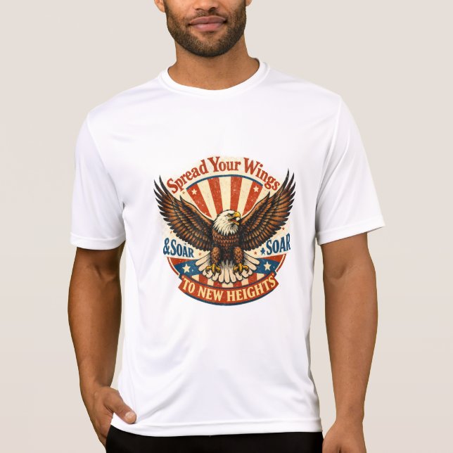 Breite deine Flügel aus T-Shirt (Vorderseite)