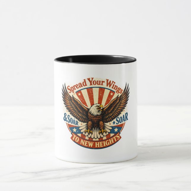 Breite deine Flügel aus Tasse (Zentrum)