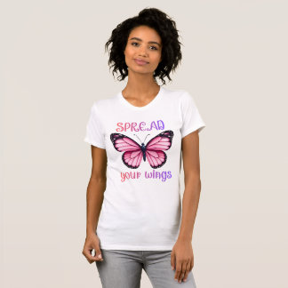 Breite deine Flügel – Inspirierender Schmetterling T-Shirt