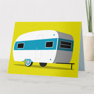 BREITE GRATULATIONEN RETRO CAMPER CARD KARTE