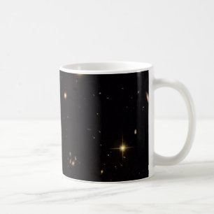 Breite Sicht auf das Spiderweb Galaxy Feld Tasse