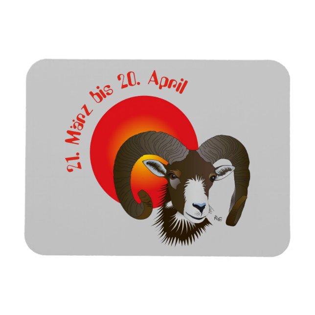 Breite - Sternzeichen für das Flexi-Muster Magnet (Horizontal)