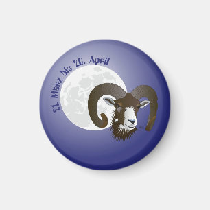 Breite - Tierkreiszeichen Magnet